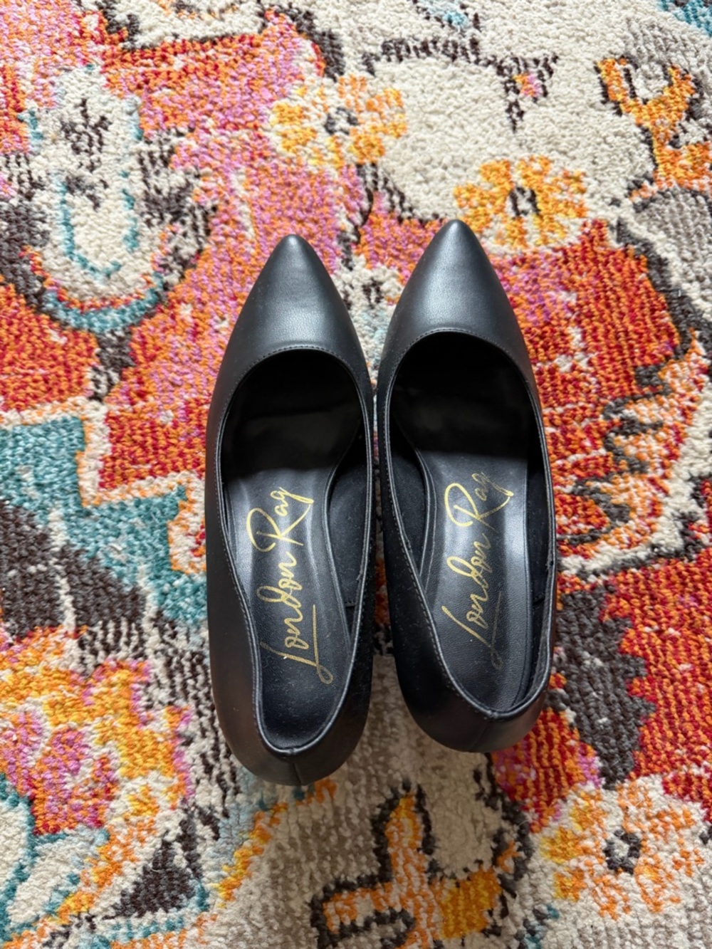 Black Pointed Toe Women's Heels